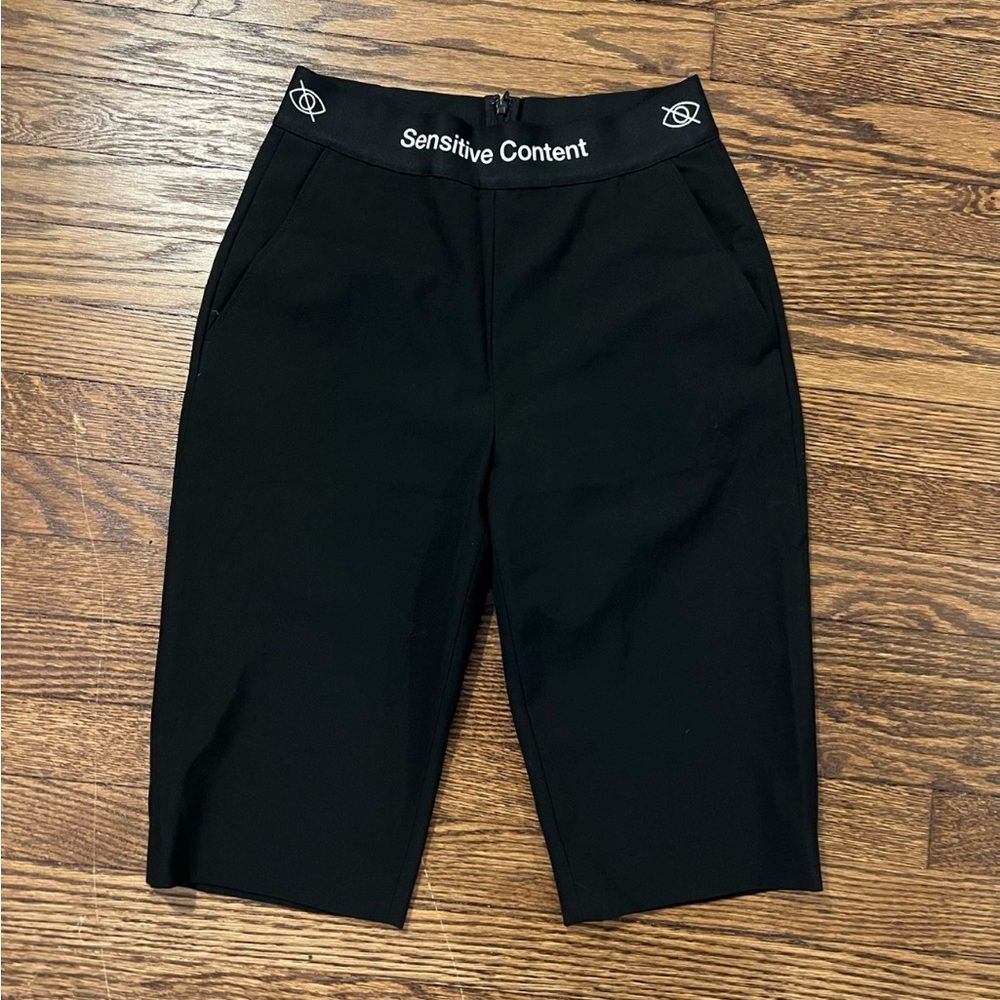 Palm Angels Black Bike Shorts